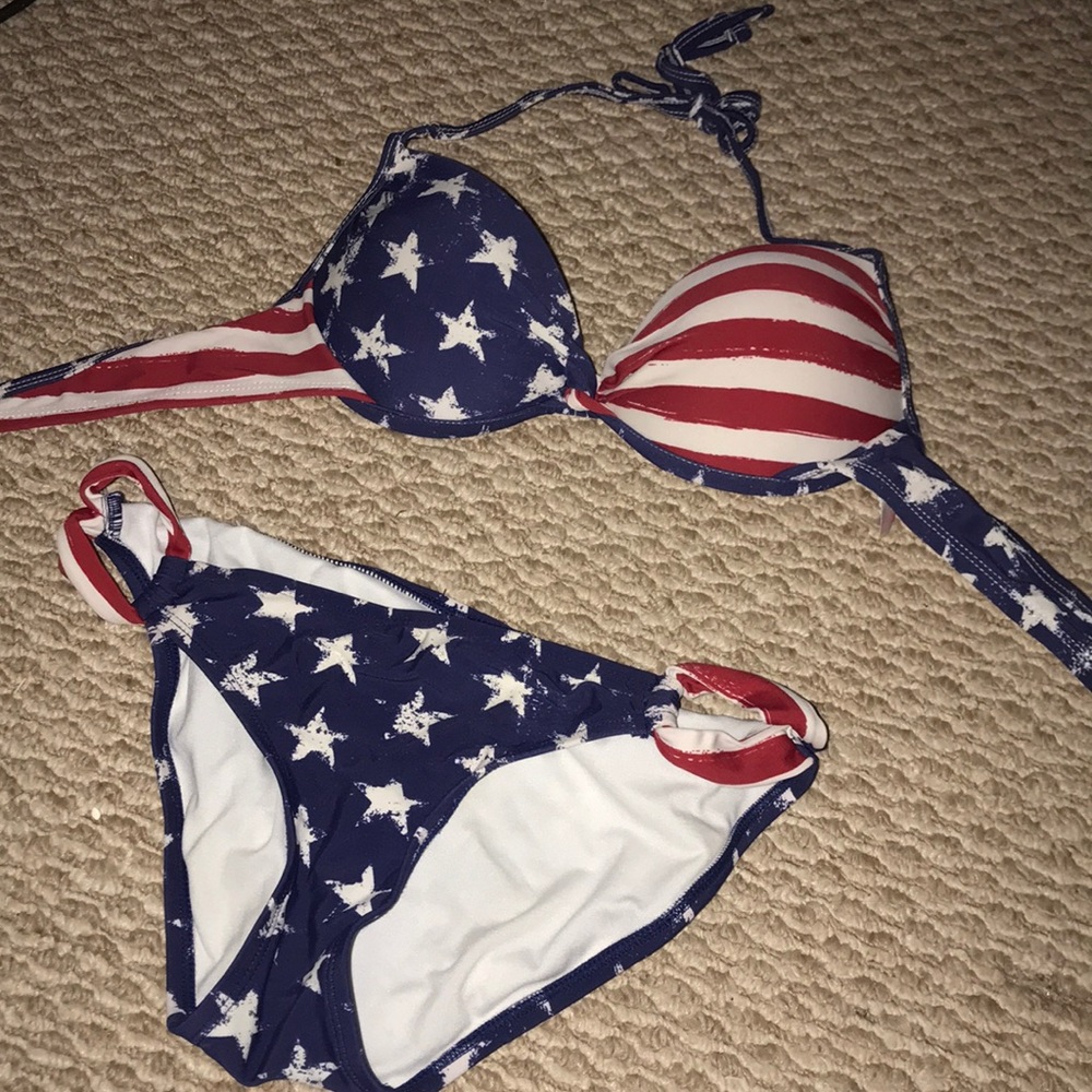 american flag bikini